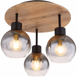 Caractéristiques principales : Apportez une ambiance campagnarde à votre intérieur avec la magnifique plafonnier de Globo. Ce ...
