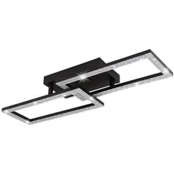 Globo - Plafonnier led cristaux plafonnier salon lumière mobile l 61 cm