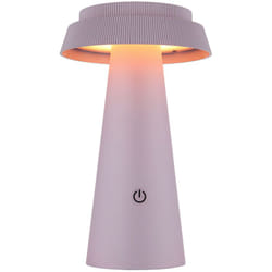 Globo - Lampe solaire d'extérieur led usb-c IP54 rose variateur tactile lampe de jardin h 23 cm