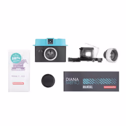 Lomography Diana Baby 110 + 12mm Lens Caméra-film compact 110 mm Noir, Bleu - Vue supplémentaire 21