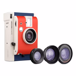 Lomography Lomo’Instant, Bleu, Rouge, Blanc, 0.4 - ∞, Auto, 1/125 s, AAA, 6 V