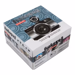 Lomography Fisheye No. 2 Caméra-film compact 35 mm Noir, Argent