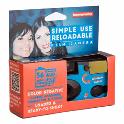 Lomography SUC100CN caméra vidéo Caméra-film compact 35 mm Noir, Bleu