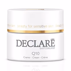 Declare Cosmetics Q10 Cream, Crème de jour, Femmes, Universel, Visage, Cou, Calmant, Raffermissant, Lissage, Apaisant, 50 ml