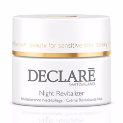 Declare Cosmetics Night Revitalizer, Crème de nuit, Femmes, Peau sèche, Peau sensible, Visage, Cou, Anti-rides, Régénérant, R ...