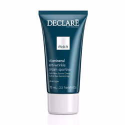 Declare Cosmetics Anti-Wrinkle Cream Sportive, Crème de jour, Hommes, Universel, Visage, Cou, Anti-irritation, Anti-rides, Hy ...