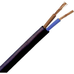 152210845 Câble gainé H03VV-F 2 x 0.75 mm² noir 10 m - Kopp
