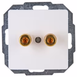Kopp 921502009, Banane, 1 module(s), Argent, Blanc
