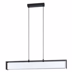 EGLO Valdelagrano-Z, Support flexible, Noir, Blanc, Noir, Blanc, Tissu, Acier, Bois, Noir, Intérieure