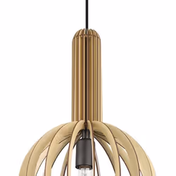 EGLO Pendelleuchte Velasco D 310mm Ahorn/schwarz éclairage de plafond E27 40 W