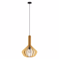 EGLO Velasco, Support flexible, Noir, Bois, Bois, Acier, Bois, Bois, Intérieure