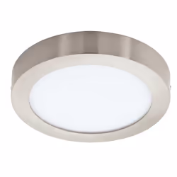 EGLO Fueva-Z, LED, 2250 lm, IP44, Nickel, Blanc