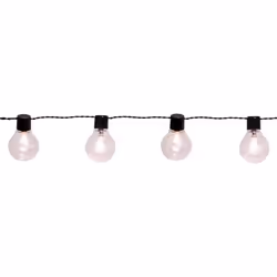 EGLO Partaj, Guirlande lumineuse décorative, Noir, Transparent, Blanc, Plastique, IP44, III, 16 lampe(s)