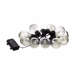 EGLO Libisa, Guirlande lumineuse décorative, Noir, Transparent, Plastique, IP44, III, Noir