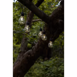 EGLO Libisa Guirlande lumineuse décorative Noir, Transparent 10 lampe(s) LED