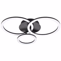 EGLO PARRAPOS-Z, 3 ampoule(s), LED, 4300 lm, IP20, Noir, Blanc