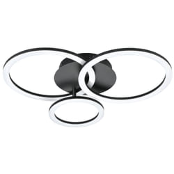 EGLO PARRAPOS-Z éclairage de plafond Noir, Blanc LED E