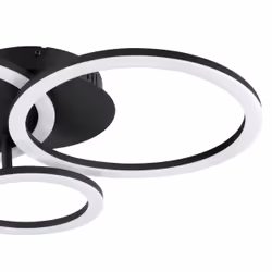 EGLO PARRAPOS-Z éclairage de plafond Noir, Blanc LED E