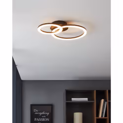 EGLO PARRAPOS-Z éclairage de plafond Noir LED E