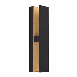 EGLO Costorio, Éclairage mural extérieur, Noir, Marron, Aluminium, IP44, Façade, II