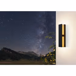 EGLO Costorio Éclairage mural extérieur Ampoule(s) non remplaçable(s) 11,7 W Noir, Marron