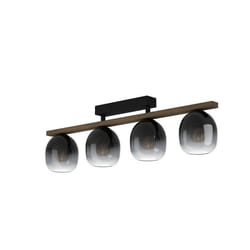 EGLO Filago éclairage de plafond Noir, Marron, Gris, Transparent E27