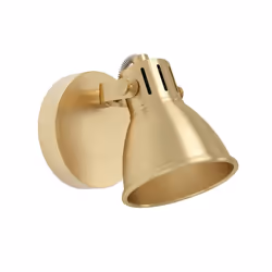 EGLO LED-Wandleuchte Seras 1xGU10 Messing-geb/Gold, 1 ampoule(s), GU10, 3000 K, 250 lm, IP20, Laiton, Or