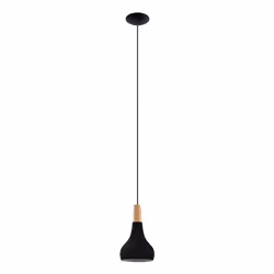EGLO 900161, 1 ampoule(s), E27, IP20, Noir, Marron