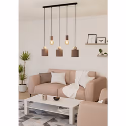 EGLO Gazzola éclairage en suspension Support flexible E27 40 W
