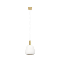 EGLO Pendelleuchte Manzanares 1xE27 MS-geb/Goldfarben/ws éclairage de plafond E27 40 W