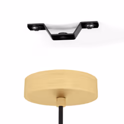 EGLO Pendelleuchte Manzanares 1xE27 MS-geb/Goldfarben/ws éclairage de plafond E27 40 W