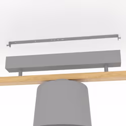 EGLO Mariel éclairage de plafond Marron, Gris clair E27