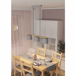 EGLO Mariel éclairage en suspension Support flexible E27 40 W Marron, Gris