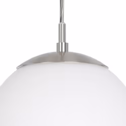 EGLO Pendelleuchte Rondo 3xE27 Nickel-matt/opal-matt éclairage de plafond E27 40 W