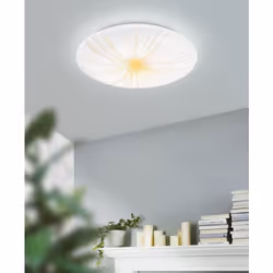 EGLO Nieves 1 éclairage de plafond Or, Blanc LED F