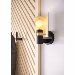 EGLO Hayes Noir, Or Adapté à une utilisation à l'intérieur E27 40 W