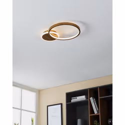 EGLO Gafares éclairage de plafond Or, Blanc LED E
