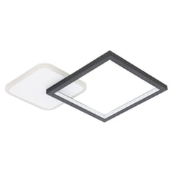 EGLO LED-Deckenleuchte Gafares 15W 2100lm 3K-65K CCT ws/schwarz éclairage de plafond 40 W E