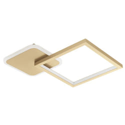 EGLO Gafares éclairage de plafond Or, Blanc LED