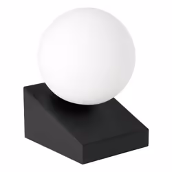 EGLO Bilbana, Noir, Blanc, Verre, Acier, IP20, E14, 1 ampoule(s), 40 W