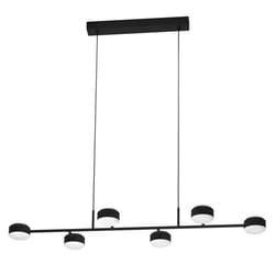 EGLO Clavellina éclairage en suspension Support flexible 7 W LED Noir, Blanc