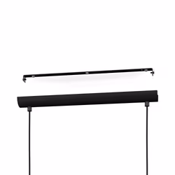 EGLO Lurone éclairage en suspension Support flexible E27 10 W Noir, Laiton