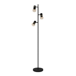 EGLO Lurone éclairage au sol E27 30 W Noir, Laiton