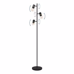 EGLO Lurone éclairage au sol E27 30 W Noir, Laiton