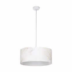 EGLO BUCAMARANGA, Support flexible, Or, Blanc, Or, Blanc, Acier, Tissu, Rond