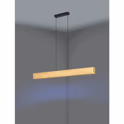 EGLO Anchorena-z éclairage en suspension Support de fixation LED Noir, Bois