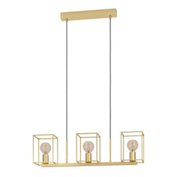 EGLO Cumiole éclairage en suspension Support flexible E27 40 W Or