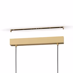 EGLO Cumiole éclairage en suspension Support flexible E27 40 W Or