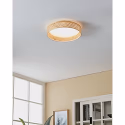 EGLO Luppineria éclairage de plafond Marron, Blanc LED F
