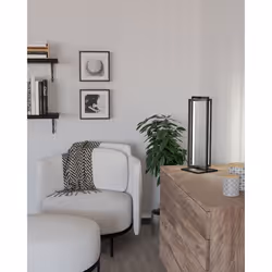 EGLO Siberia lampe de table 15,5 W E Noir, Blanc